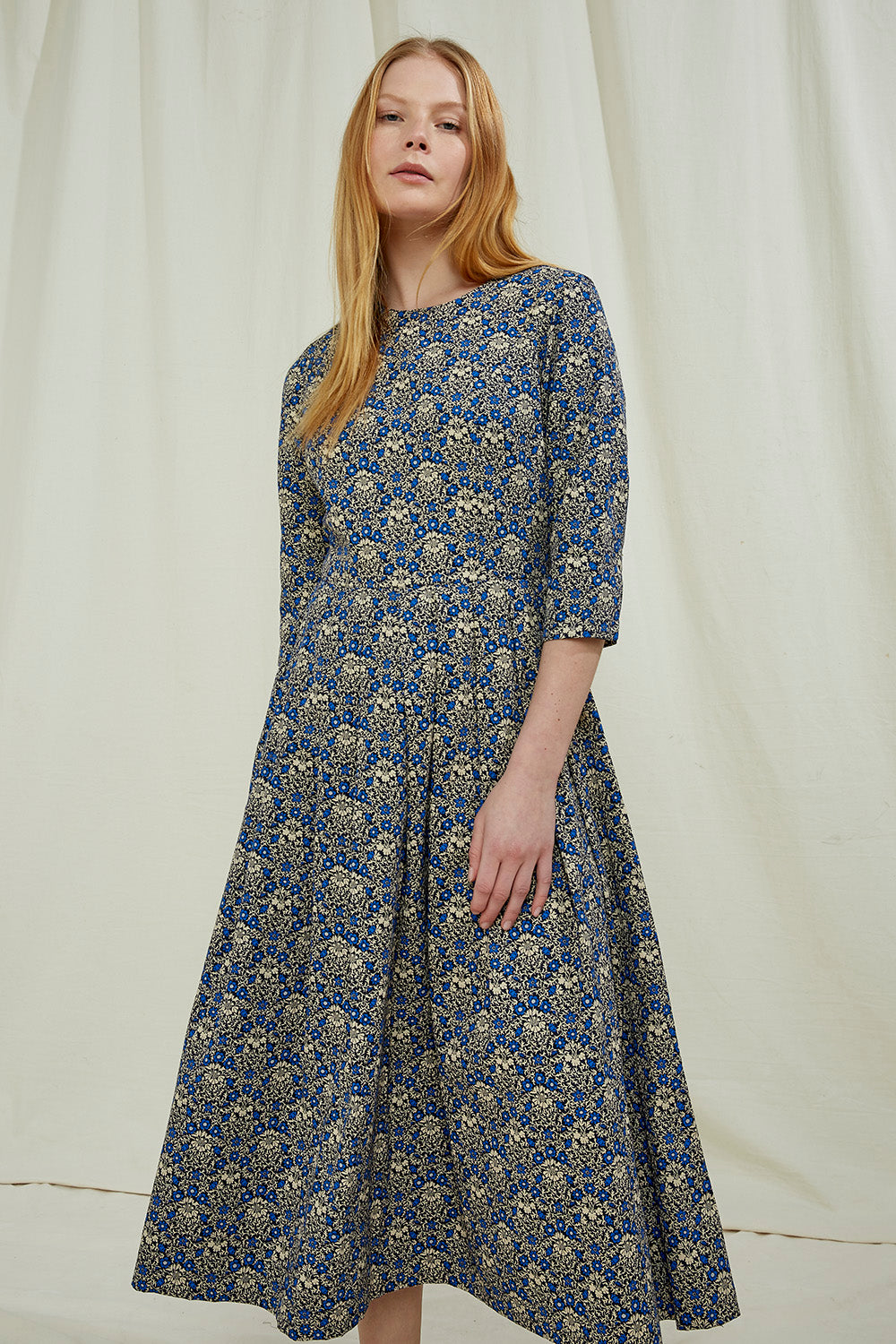 V&A Millefleur midi mekko, L/XL
