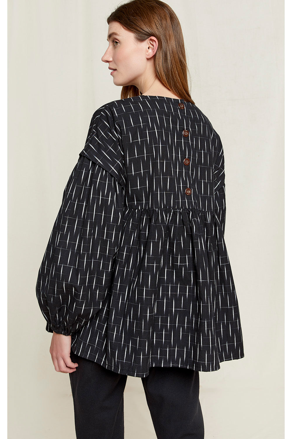 Irma Ikat paita, musta XS/S