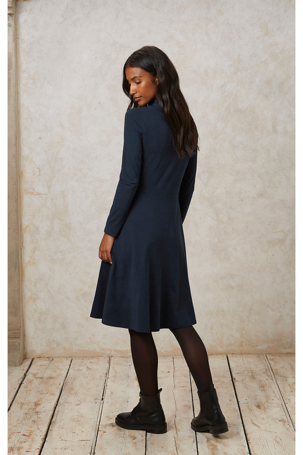 Sophie turtlenek mekko, navy XS