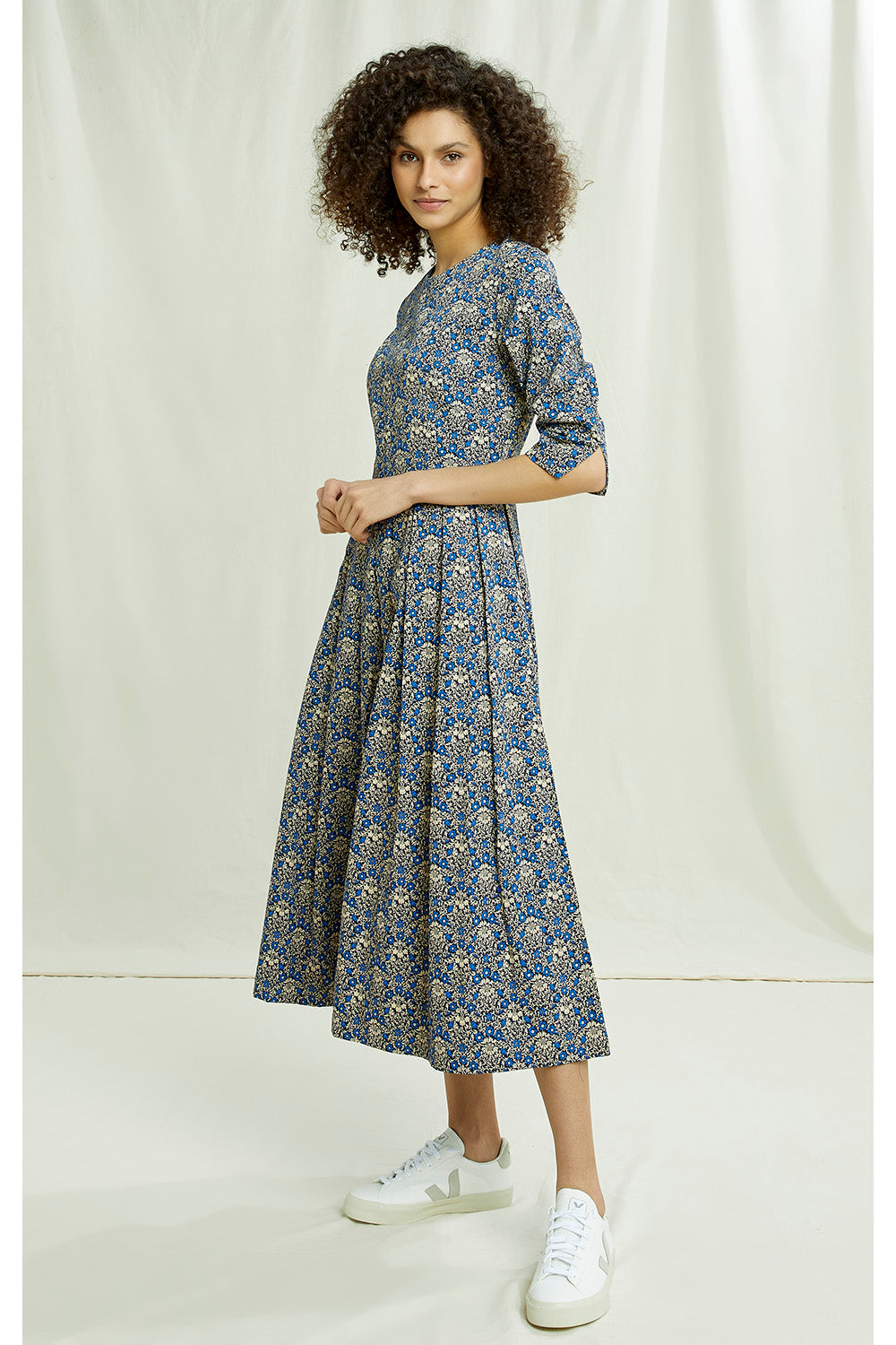 V&A Millefleur midi mekko, L/XL