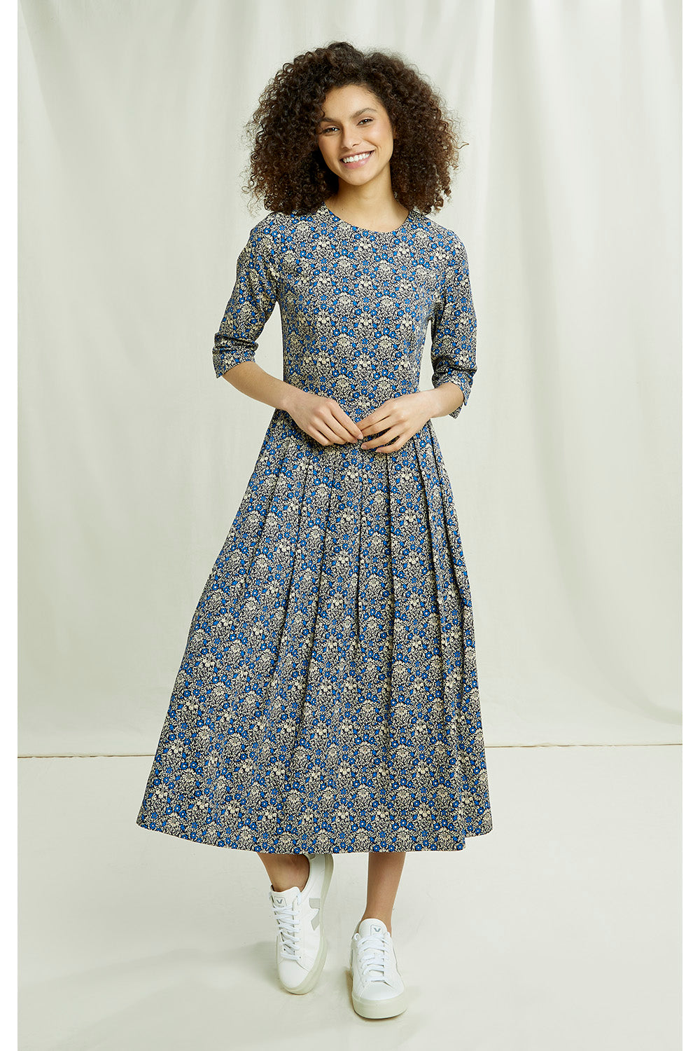 V&A Millefleur midi mekko, L/XL