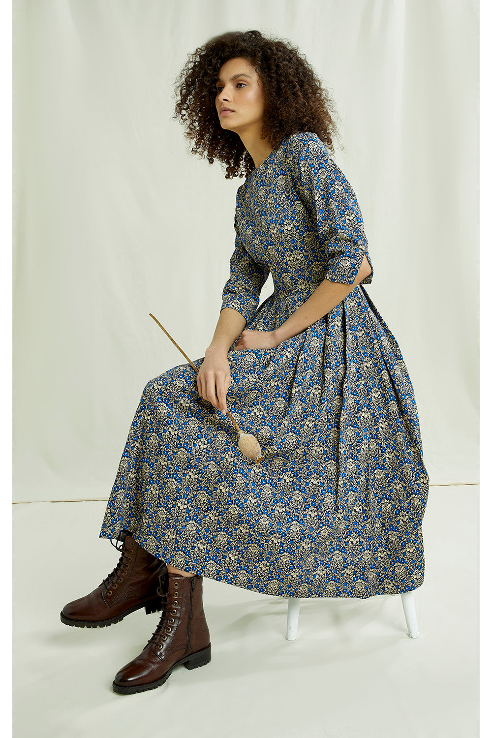 V&A Millefleur midi mekko, L/XL