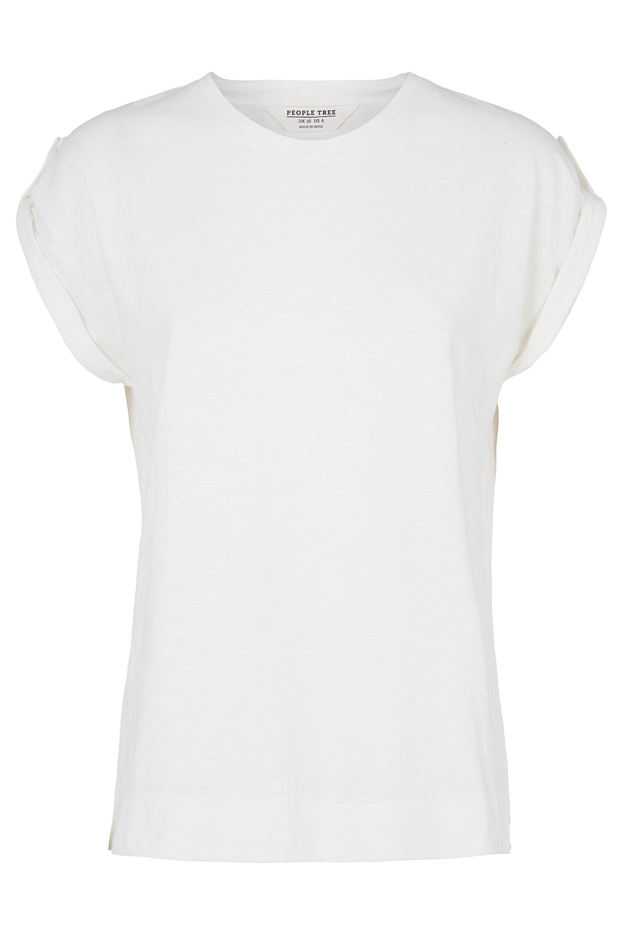 Jayne luomupuuvilla T-paita, valkoinen