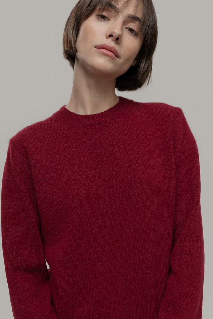 Kashmir neule, burgundi tai vihreä