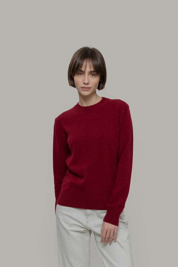 Kashmir neule, burgundi tai vihreä