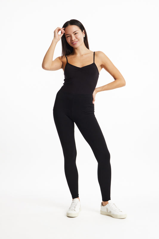 Luomuleggingsit, musta XS, XL