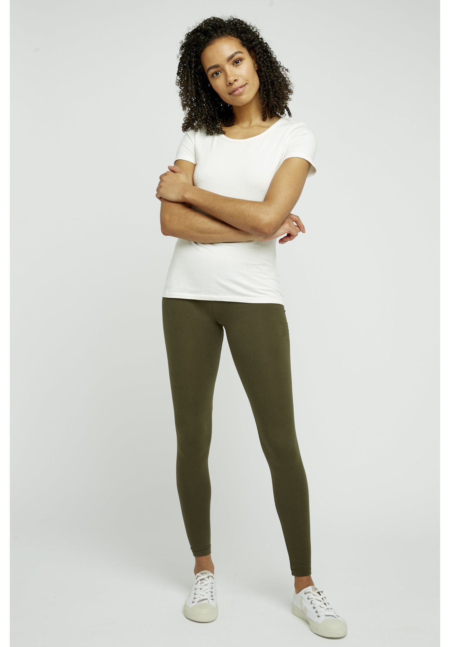 Luomuleggingsit khaki