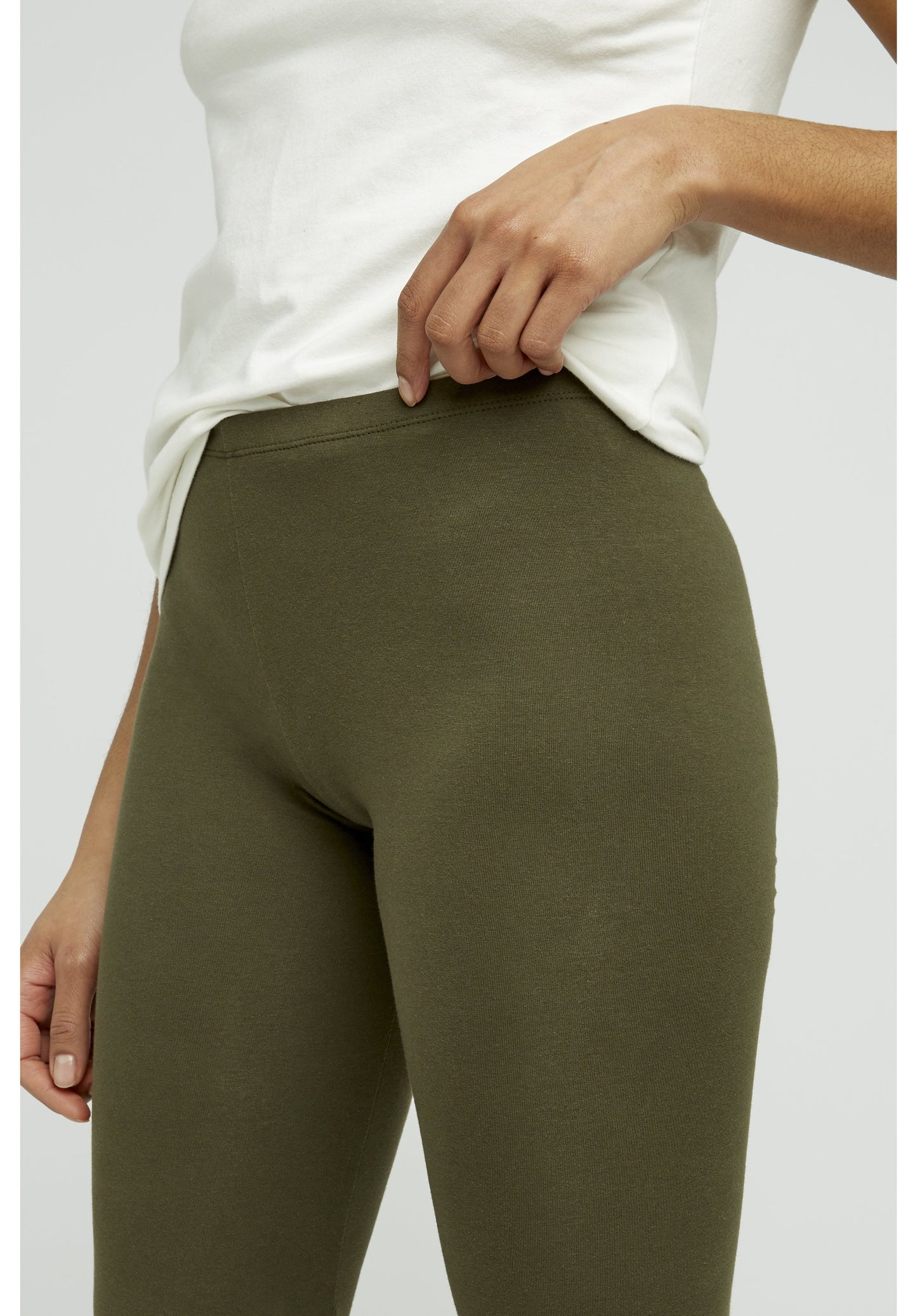 Luomuleggingsit khaki